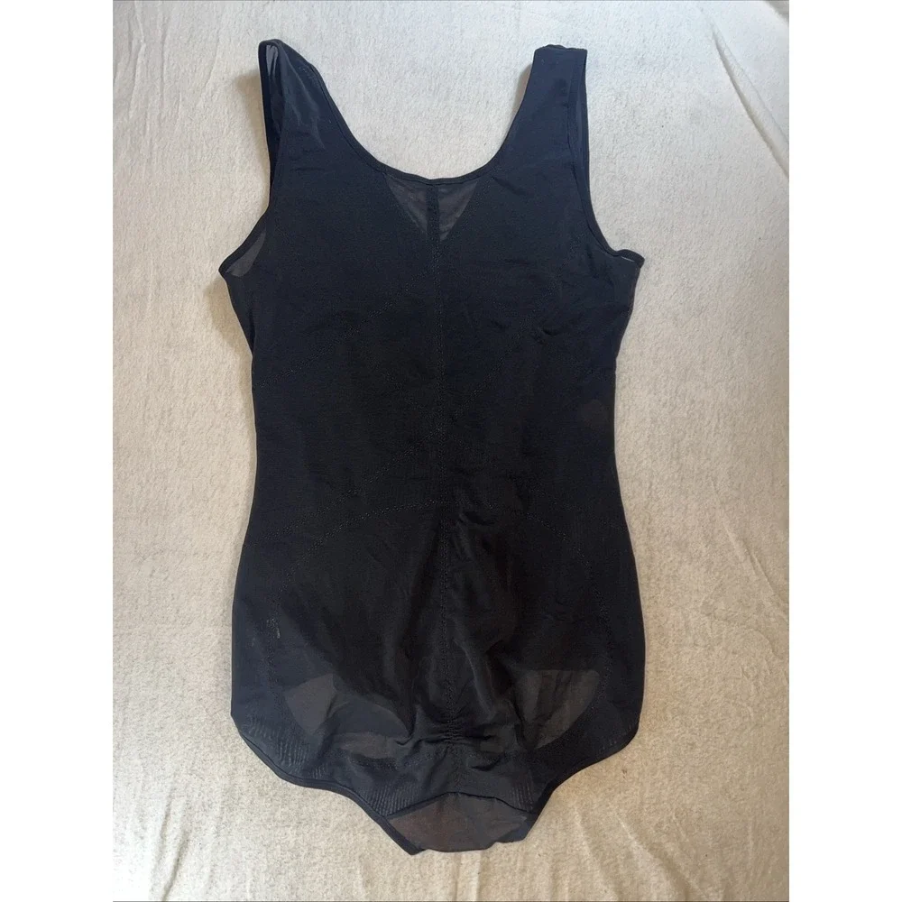 Women's 3XL Black Body Shaper Tank One Piece Compression‎ Shapewear Full